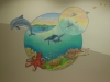 Choc Hospital Underwater Aquatic Mural - Muralist Carolee Merrill