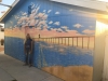 Sunset Mural Huntington Beach - Muralist Carolee Merrill