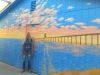 Sunset Mural - Muralist Carolee Merrill