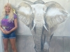 Elephant Mural - Muralist Carolee Merrill