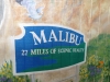 Malibu Seafood Mural - Malibu Sign
