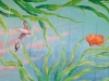 Malibu Seafood Mural - Fish in the Sky Mural