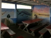 Malibu Seafood Mural Panorama