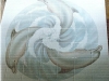 dolphin-mandala-tile mural - Muralist Carolee Merril