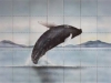 jumping-whale-tile mural - Muralist Carolee Merrill