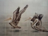 pelicans-landing-tile mural- Muralist Carolee Merrill