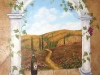 Tuscany Trompe L'oeil Mural - Muralist Carolee Merrill