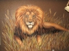 Leo the Lion Mural - Muralist Carolee Merrill