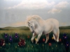 Horse meets Bunny Mural - Muralist Carolee Merrill