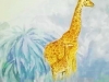 Giraffe Mural - Muralist Carolee Merrill