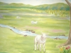 Little Lamb Children's  Mural  - Muralist Carolee Merrill