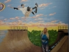 Scateboarding Mural - Muralist Carolee Merrill