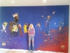 Lebron James - Messi Mural - Muralist Carolee Merrill