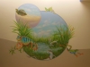 Tropical Reptile Mural - Choc Hospital Mural