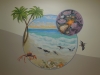 Beach mural - Choc Hospital Mural - Muralist Carolee Merrill