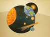 Solar System Mural, Choc Hospital Murals - Muralist Carolee Merrill