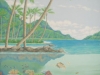 Tropical Aquatic Paradise Mural - Muralist Carolee Merrill