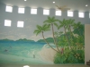 Tropical Aquatic Paradise Mural- Muralist Carolee Merrill