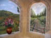 Tuscan Vineyard Mural - Muralist Carolee Merrill