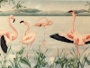 Flamingo Mural  - Muralist Carolee Merrill