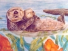 Otter Mural - Muralist Carolee Merrill